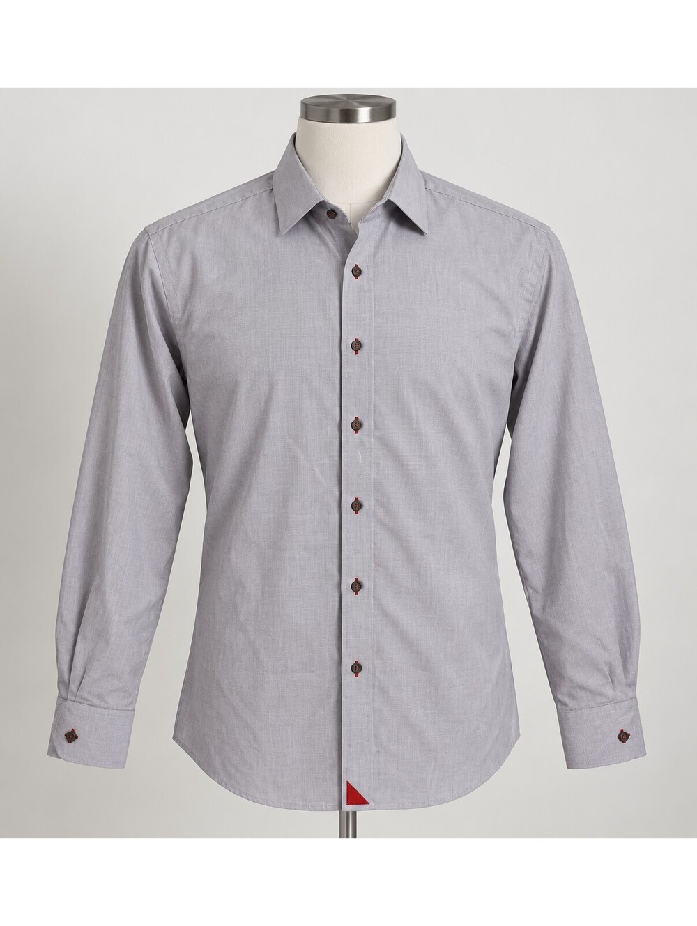 UNTUCKit Men's Large Wrinkle Free 100% Cotton Button-Up Long